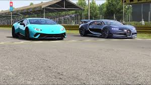Lamborghini Huracan Performante Vs Bugatti Chiron At Monza Full Course Bugatti Chiron Bugatti Lamborghini Huracan