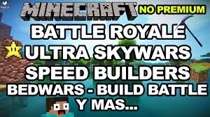 Los servidores de minecraft no premium ofrecen una experiencia. Los Mejores Servidores Para Minecraft No Premium 1 14 4 1 8 X Battle Royale Skywars Build Battle