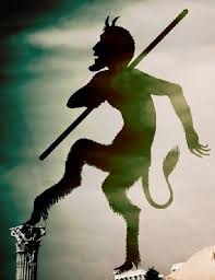 The Pagan Corner With Sin And Cu Pan Silhouette Greek Pantheon Greek Gods Pagan Gods