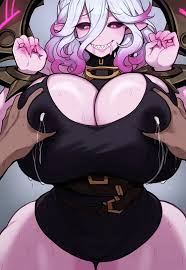 Playing with Briars massive tits - Rule 34 AI Art