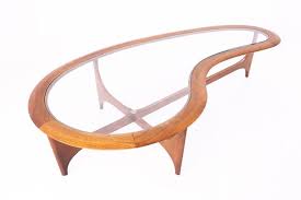 Custom biomorphic coffee table quantity. Adrian Pearsall For Lane Mid Century Kidney Biomorphic Walnut And Glass Coffee Table By Modernhill From Modern Hill Of Countryside Il Attic