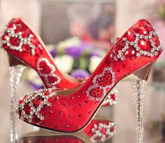Happy Valentine S Day To The Shoe Lovers Red Heart Shoes For Valentines Day Heels Red High Heel Shoes Red Wedding Shoes