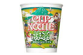 日清为纪念杯面cup noodle 诞生45 周年推出的特别口味是 抹茶海鲜 理想生活实验室 green tea cups cup noodles nissin cup noodles
