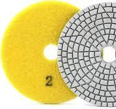 Z-Lion 3 Step Diamond Polishing Pads 4 inch Abrasive Disc Wheel Diamond Tools for Stone Marble Granite Tile Flexible sanding