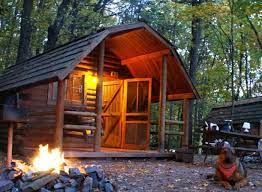 Cabin Livi And Tommy Stayed At In The Hunter S Campground Close To Alston Bar Harbor Maine Waterfront Cottage Cabin