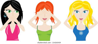 Three Wise Girls Inspired By Three Stock Illustration 114265459 |  Shutterstock