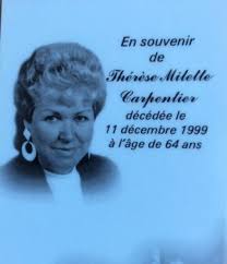 Thérèse Yvette Marie Milette (1935-1999)