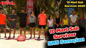 Haftalık olarak belirlenen sms sıralamalarını buradan takip edebilirsiniz. 10 Mart Sali Survivor Sms Sonuclari Aciklandi Dizicenter