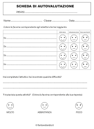 L'AUTOVALUTAZIONE DELL'ALUNNO E' PREVISTA  TRAMITE LA COMPILAZIONE DI UNA SCHEDA STRUTTURATA  E OPPORTUNAMENTE REALIZZATA