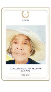 🕊️ Con gran pesar, lamentamos comunicar el sensible fallecimiento de la  Sra.:, 𝑴𝑨𝑹𝑻𝑨 𝑴𝑨𝑹Í𝑨 , 𝑴𝑨𝑹Í𝑵 𝑨𝑳𝑨𝑹𝑪Ó𝑵., (𝐐.𝐄.𝐏.𝐃.), El  velatorio se está realizando en la Sede Vecinal de la Pobl. Nueva  Esperanza, ...
