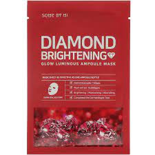 Some By Mi Glow Luminous Ampoule Beauty Mask Diamond Brightening 10 Sheets 25 Each