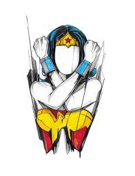 These Simple Looking Drawings Took A Year To Make Wonder Woman Art Wonder Woman Tattoo Wonder Woman Drawing