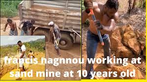 From the sand mines of cameroon to world champion. Francis Ngannou Details Working In Sand Mines At Age 10 Youtube