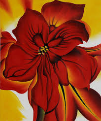 Georgia O Keeffe S Most Famous Painting Pobjb022 Red Amaryllis Great Artist Georgia O Keeffe Georgia O Keefe Art Georgia O Keeffe Georgia Okeefe