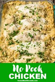 No Peek Chicken Easy Chicken Dinner Recipe No Peek Chicken Chicken Recipes Chicken Dinner Recipes