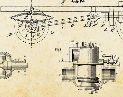1920 Ford Model T Engine Patent Art POSTER! (up to 24" x 36") – Poster's Garage