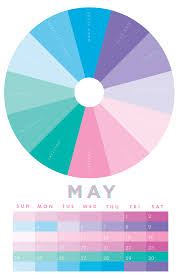 The Colors Of May Spring Color Palette Creative Calendar Month Colors