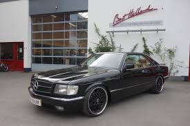 10.7 sec zero to 130 mph: Mercedes Benz 500 Sec Oldtimer Restoration Company Bart Holland
