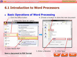 Word processors have a variety of uses and applications within the business environment, at home and in educational contexts. Application Of Word Processing
