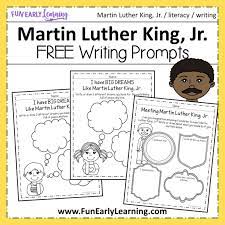 Martin Luther King Jr Writing Prompts For Preschool And Kindergarten Martin Luther King Jr Writing Activities Martin Luther King Writing Activities Martin Luther King Jr Writing Prompt