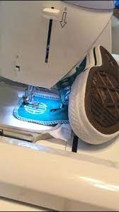 Good To See How They Embroider A Converse Machine Embroidery Applique Brother Embroidery Machine Machine Embroidery
