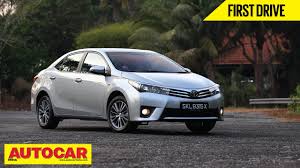 This single model accounts for 38 percent of all toyotas ever sold in the usa and they expect to shift 330,000 next year alone. 2014 Toyota Corolla Altis Exclusive First Drive Video Review Autocar India Youtube