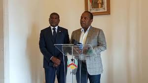 Umaro Sissoco Embalo recebe o Chefe do governo São-Tomense Patrice Trovoada que se encontra de visita em Bissau | Facebook