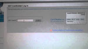 In addition, you can look at your balance on your … How To Check Your Ebt Card Balance New Website Youtube