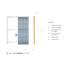 Systeme Galandage Chassis Plein Scrigno Pour Porte De Largeur 73 Cm Leroy Merlin