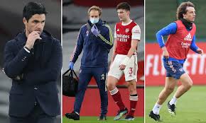 Alle daten und fakten zum spieler und verein finden sie hier. Mikel Arteta Confirms Arsenal Dealt Double Injury Blow With Kieran Tierney And David Luiz Sidelined Daily Mail Online