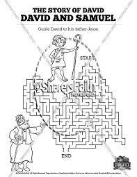 16 the lord said to samuel, how long will you mourn for saul, since i have rejected him as king over israel? 1 Samuel 16 David And Samuel Bible Mazes Bible Mazes