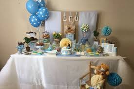 Candy bar para bautizos ya sea de niña o niño. Candy Bar Tematica Ositos Para El Bautizo De Leo La Tavola Dulce