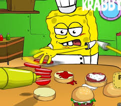 ألعاب الطباخ في مطعم سلطع برجر سبونج بوب