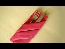 Servietten Falten Bestecktasche Tischdeko Weihnachten Bestecktasche Falten Servietten Falten Servietten Falten Besteck Servietten Falten Bestecktasche