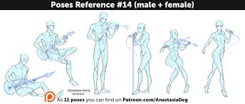 Poses Reference 14 Male Female By Anastasia Berry On Deviantart Sitting and guitar position for classical guitar | this is classical guitar. poses reference 14 male female by