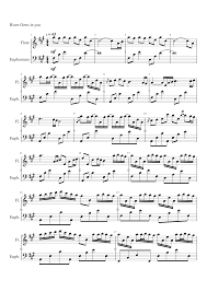0%(1)0% found this document useful (1 vote). River Flows In You Sheet Music For Flute Euphonium Mixed Duet Musescore Com