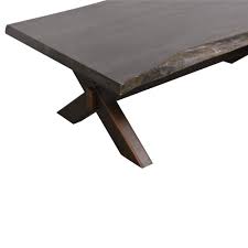 Coffee table from basset furniture. 67 Off Bassett Furniture Bassett Furniture Crossbuck Live Edge Cocktail Table Tables