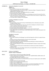 Get in touch with pharmaceutical professionals. Pharmacy Analyst Resume Samples Velvet Jobs