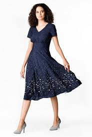 I 3 This Night Sky Print Crepe Pleat Waist Dress From Eshakti Dresses Lace Bridesmaid Dresses Eshakti Dress