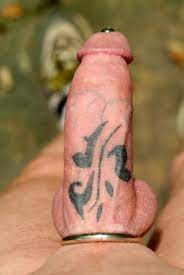 Tattooed cocks