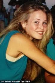 Son père, un américain, est juif handler a été élevée dans le judaïsme réformé. Chelsea Handler 38 Shares Picture Of Her Beautiful Teenage Years Daily Mail Online