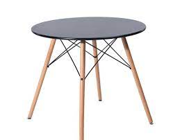 Стол из слэбов с эпоксидной смолой. Kitchen Dining Table Round Coffee Table Black Collection Modern Leisure Wood Tea Table Office Conference Pedestal Desk