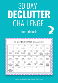 30 Day Declutter Challenge Love And Marriage