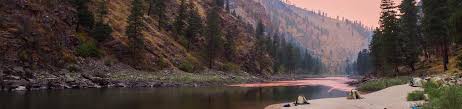 In some cases a river flows into the ground and becomes dry at the end of its course. Salmon River 4 Rivers Salmon Challis National Forest Recreation Gov