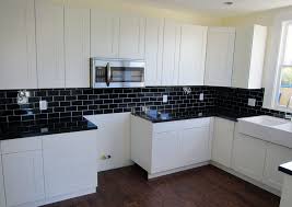 Black And White Kitchen Ideas Small Drop Dead Gorgeous Small Kitchen Ideas Featuring White Cherry Wood Kitchen Cabinets With Blac Kitchen Black Counter Modern Kitchen Tiles Interior Kitchen Small