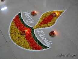 Diwali Special Diya Rangoli Design With Marigold Flowers How To Make Rangoli With Flowers V Rangoli Designs Diwali Rangoli Designs Images Flower Rangoli