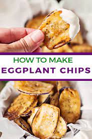 Crispy Fried Eggplant Aubergine Recipe Recipe Eggplant Chips Recipes Food