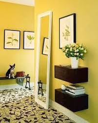 Walpaper De Pared De Color Amarillo Claro Diseno De La Casa Yellow Home Decor Interior Paint Colors For Living Room Room Wall Colors