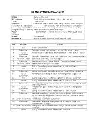 Silakan lihat contoh ilm berikut dibawah ini Naskah Iklan Layanan Masyarakat Pdf