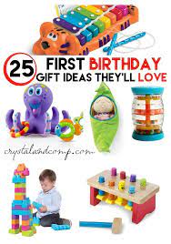 And not just for the tiny tot but the proud parents too. Ultimate Gift Idea List For A First Birthday 1st Birthday Gifts Boy First Birthday Gift First Birthday Presents
